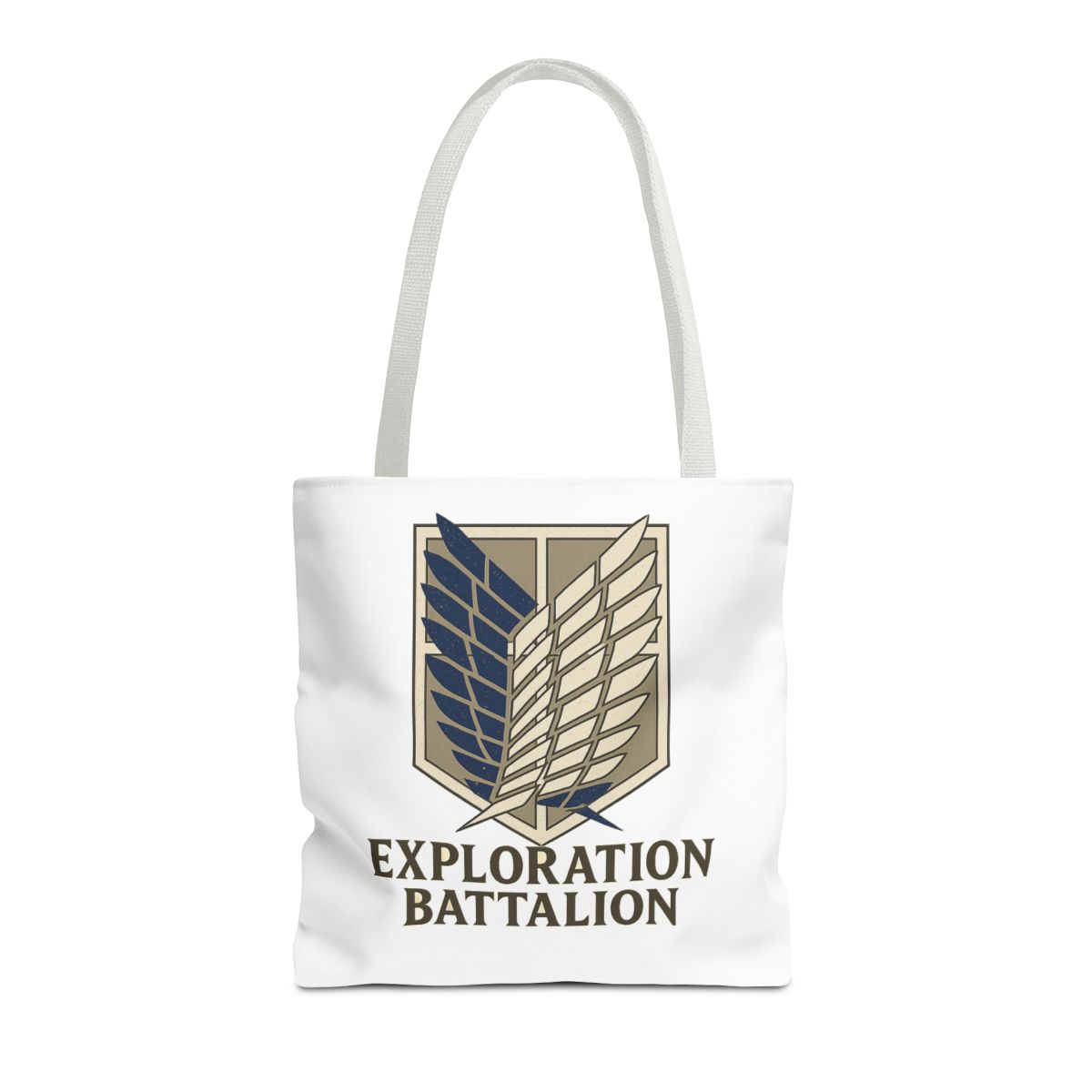 Attack on Titan Survey Corps Emblem Tote Bag - alternate angle 2, merchandise