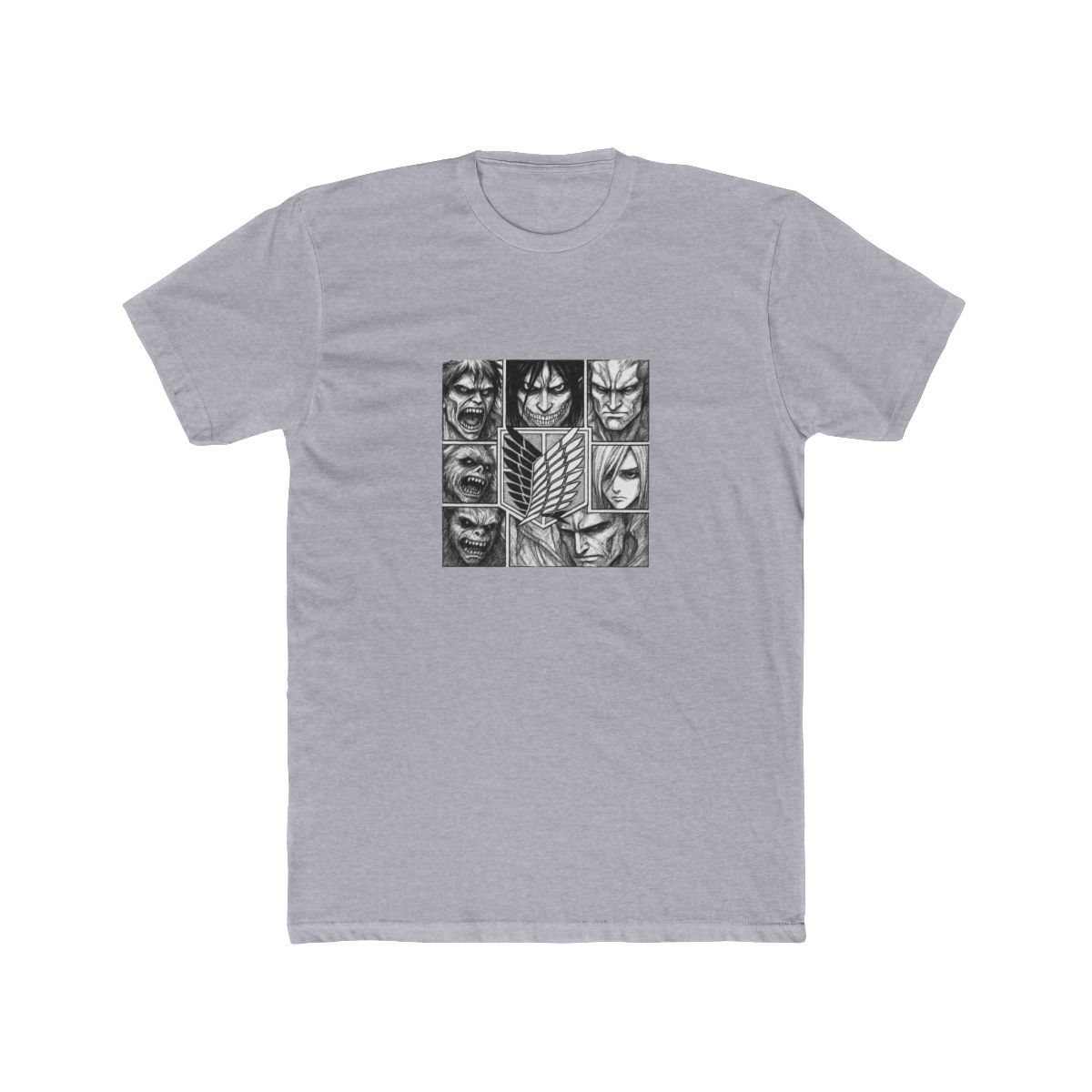 Attack on Titan Survey Corps Scout Spirit T-Shirt - alternate angle 3, merchandise
