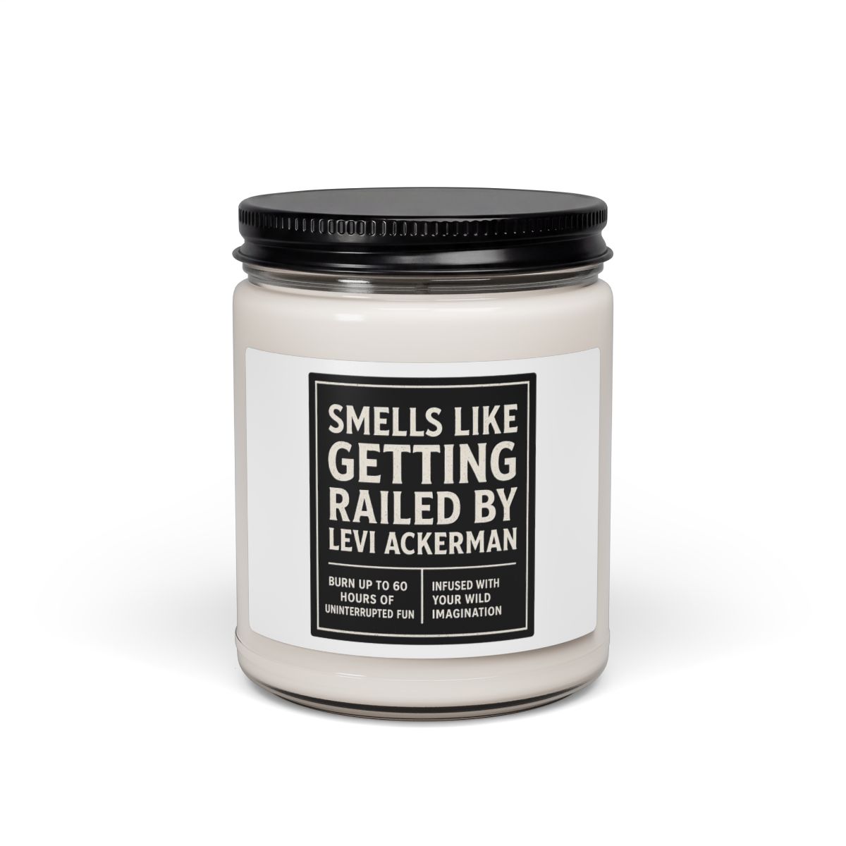 Levi Ackerman 'Smells Like Getting Railed' Funny Candle