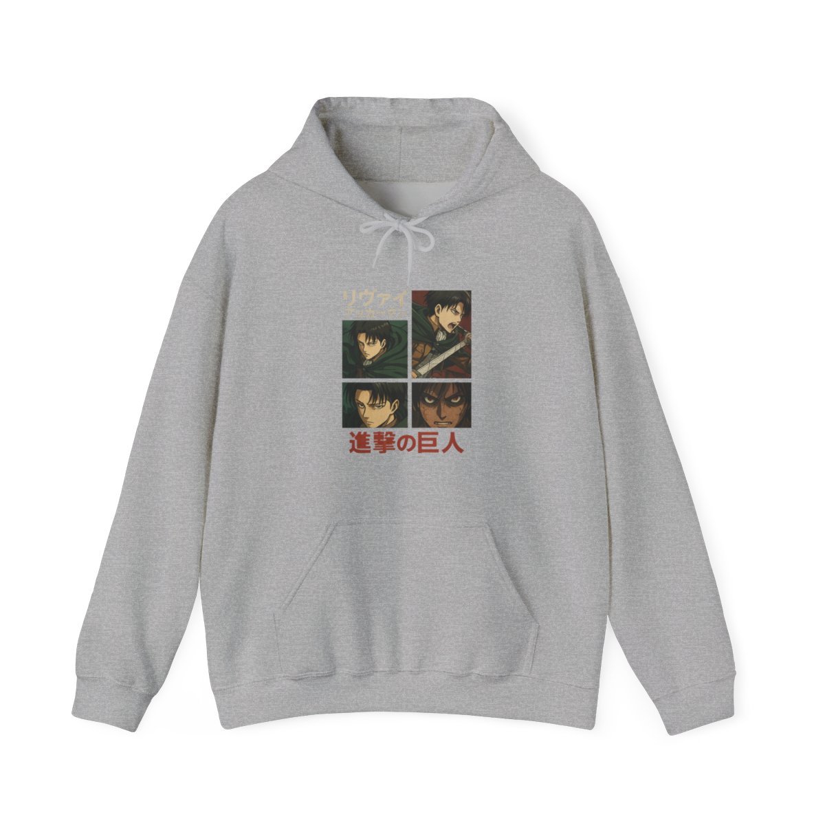 Iconic Levi Ackerman Attack on Titan Hoodie - alternate angle 3, merchandise