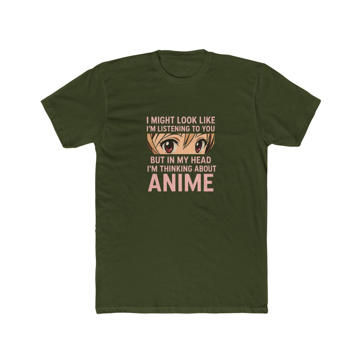 Sustainable Premium T-Shirt I Might Look Like Im Listening To You Thinking - alternate angle 5, merchandise