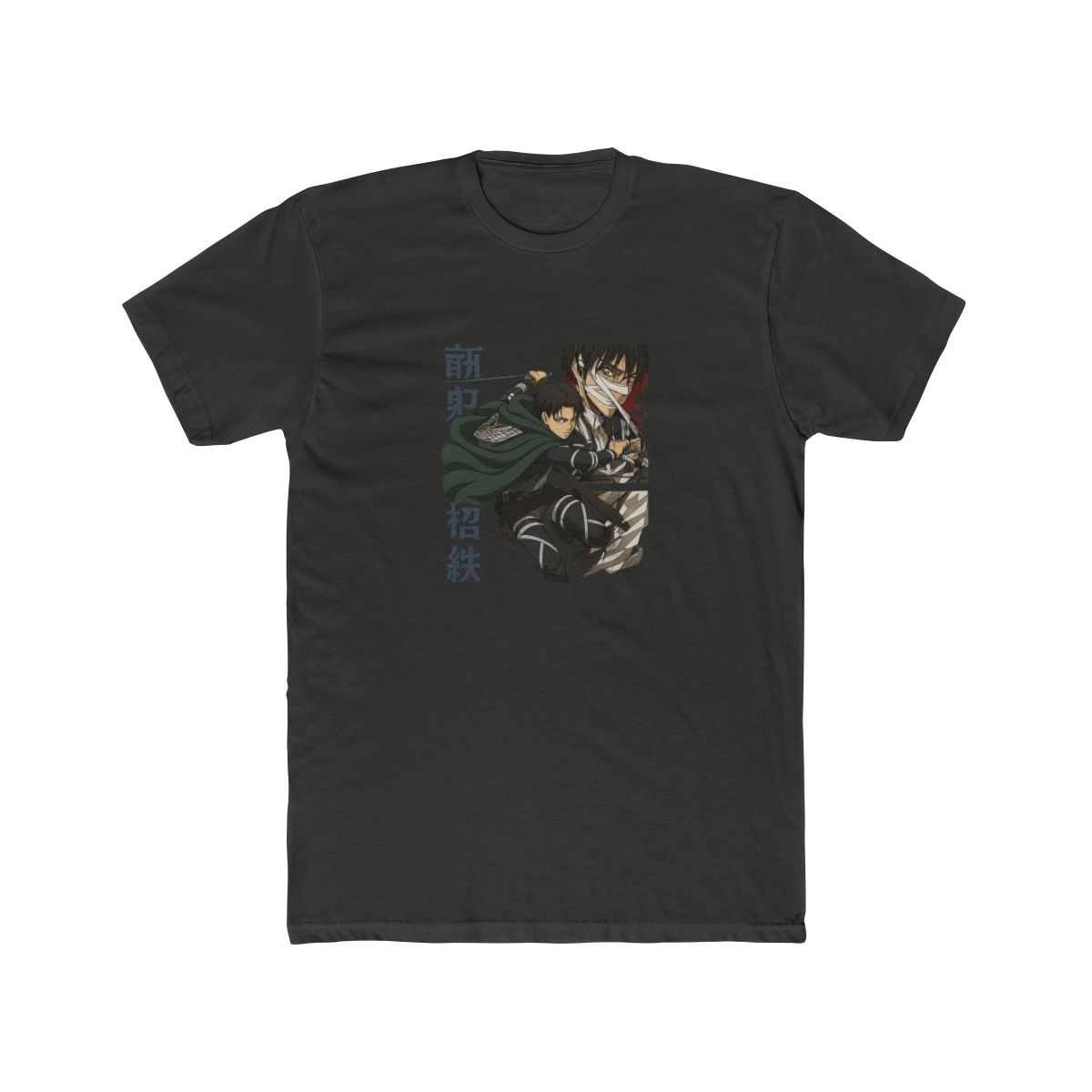 Levi Ackerman Attack on Titan Graphic T Shirt - alternate angle 5, merchandise
