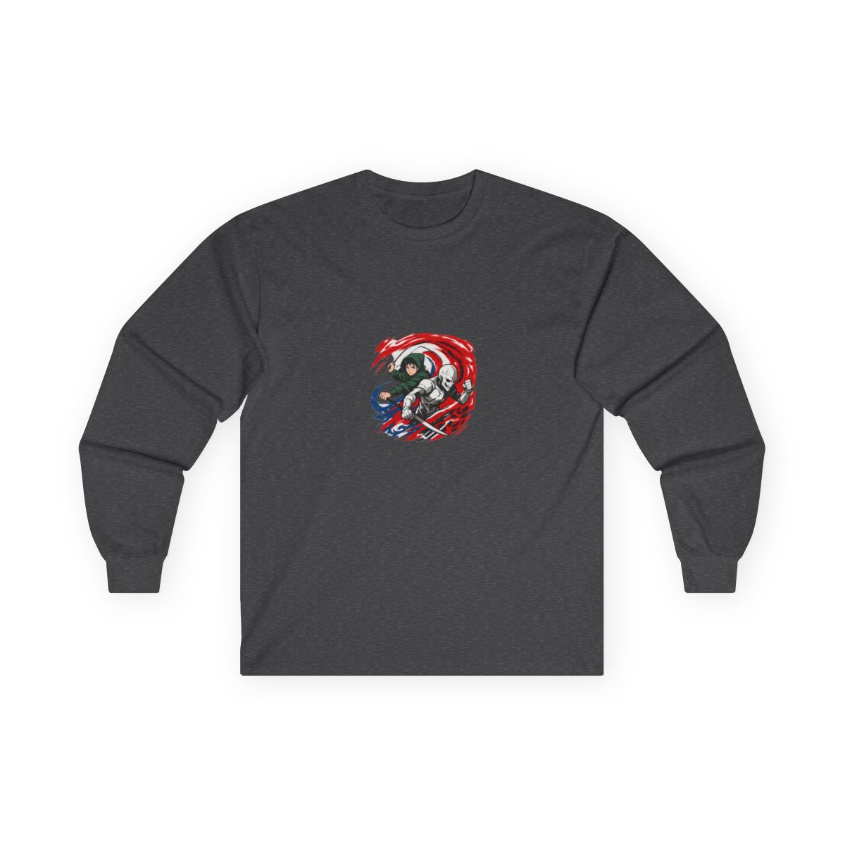 Epic Anime Action Heroes Graphic Long Sleeves