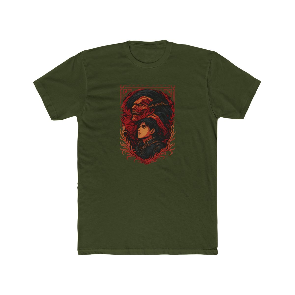 Shingeki no Kyojin Attack on Titan Graphic T Shirt - alternate angle 4, merchandise