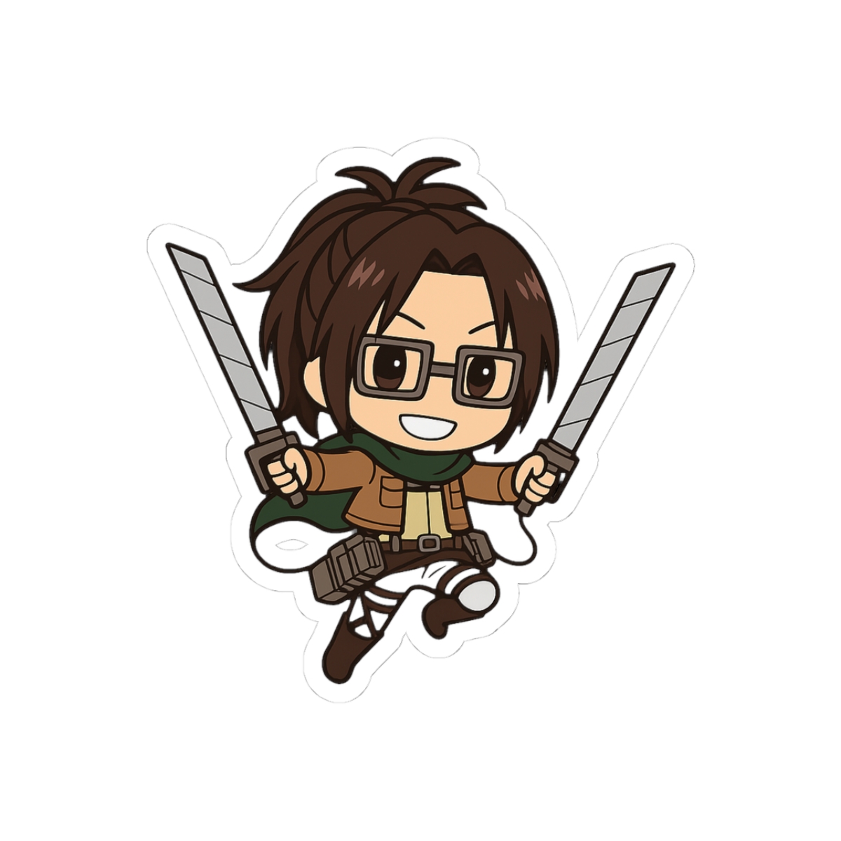 Hange Zoe Attack on Titan Anime Sticker - Official stickers merchandise