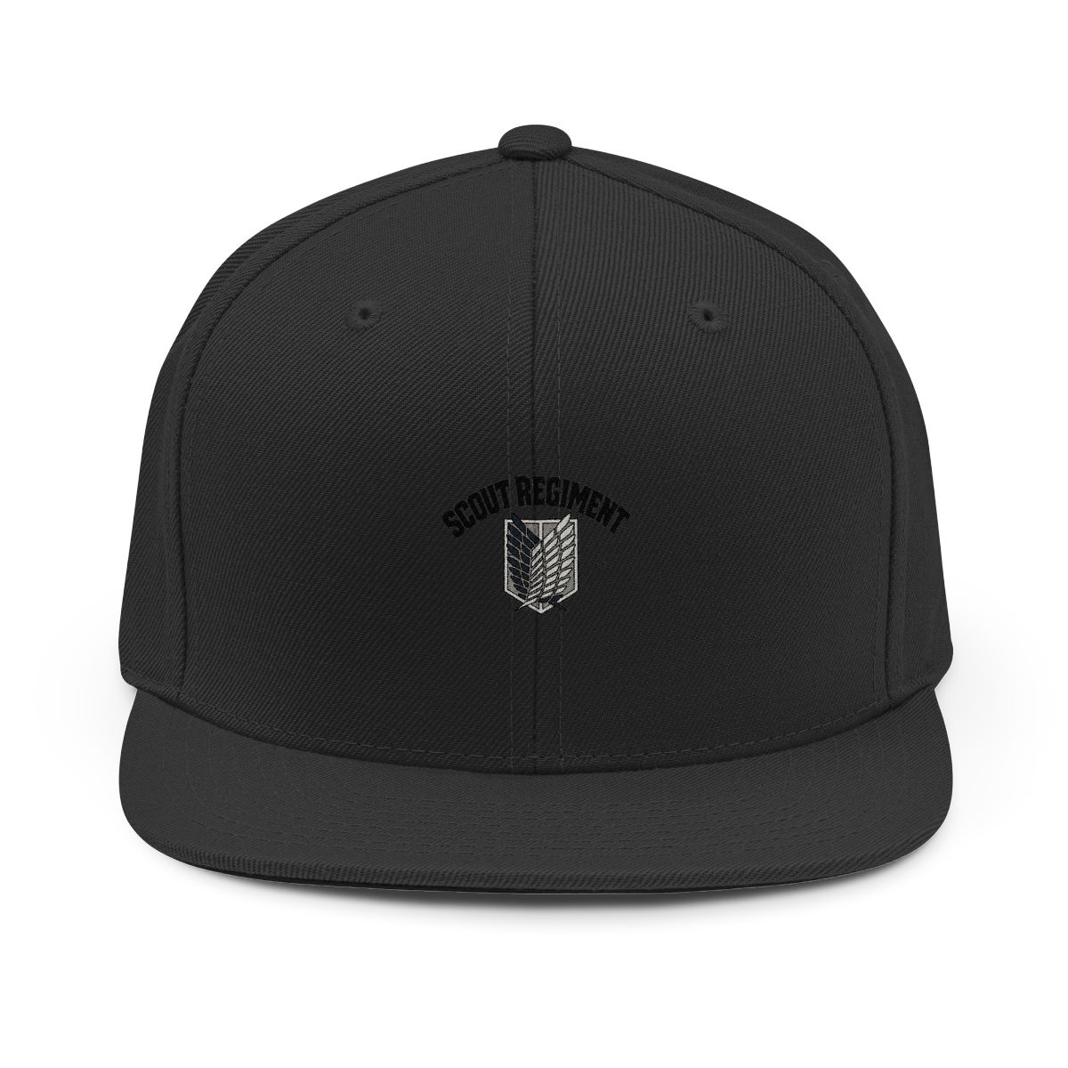 Attack on Titan Scout Regiment Embroidered Snapback Hat - alternate angle 2, merchandise
