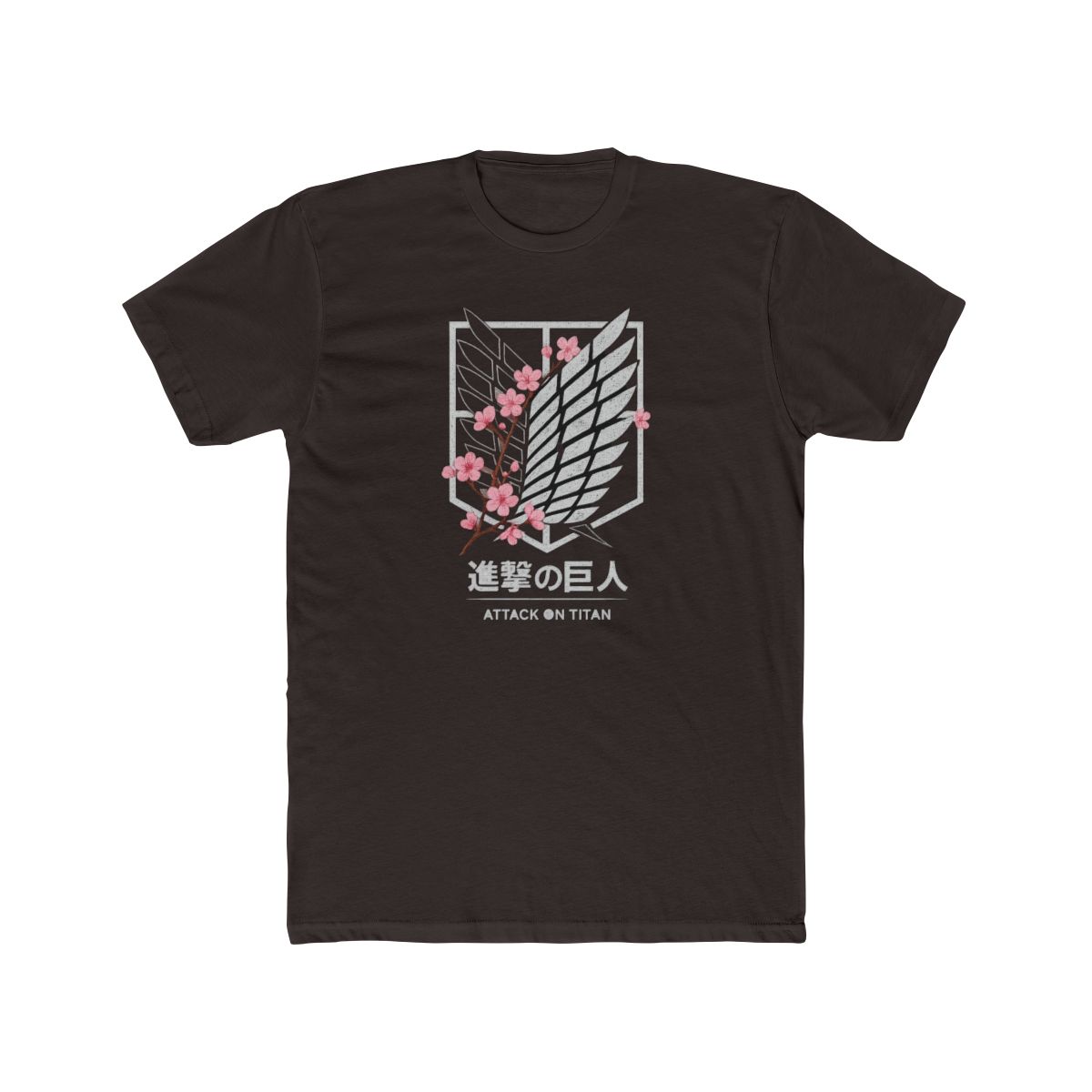 Cherry Blossoms Survey Logo | Attack on Titan Tee, Anime Fan Shirt, Scout Gift - alternate angle 2, merchandise