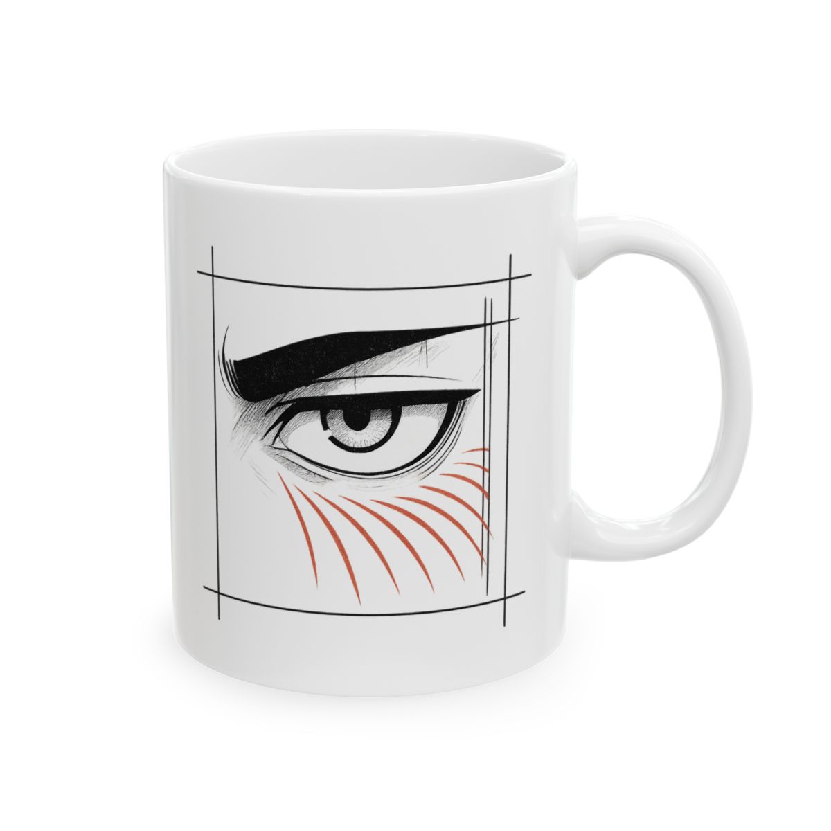 Eren Yeager Piercing Eyes | Attack Titan Mug, Eren Yeager Cup, AoT Fan Gift