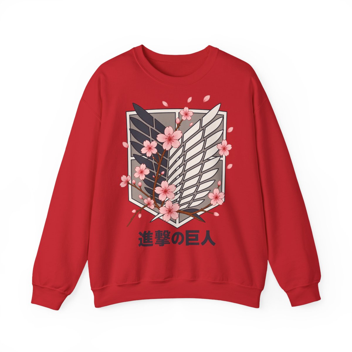 Attack on Titan Cherry Blossom Emblem Hoodie Limited Edition - Official Sweatshirts merchandise