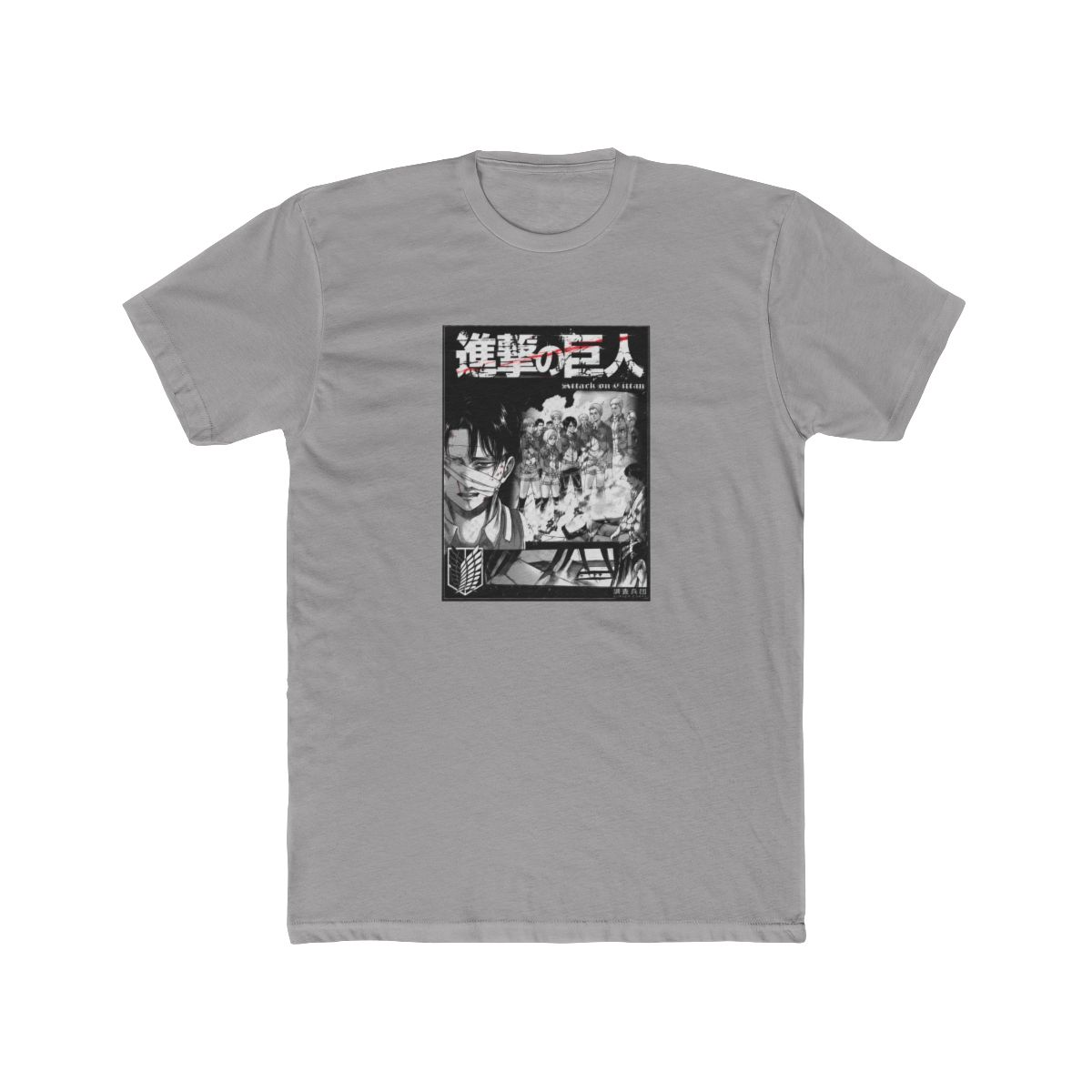 Attack on Titan Levi On The Hill T Shirt - alternate angle 2, merchandise