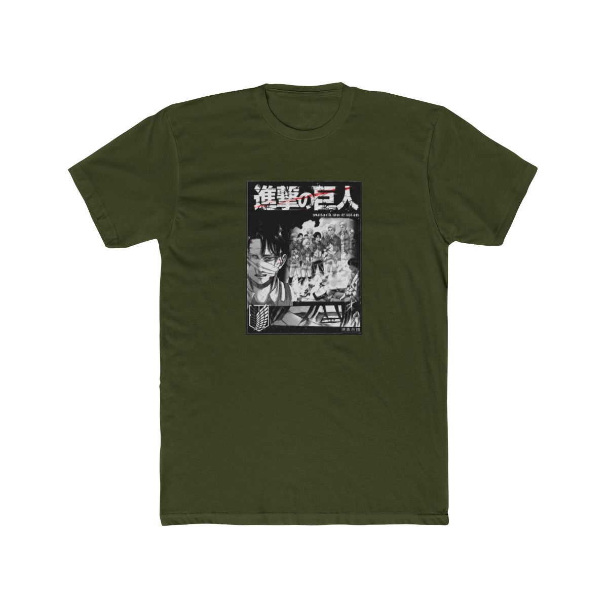 Attack on Titan Levi On The Hill T Shirt - alternate angle 5, merchandise