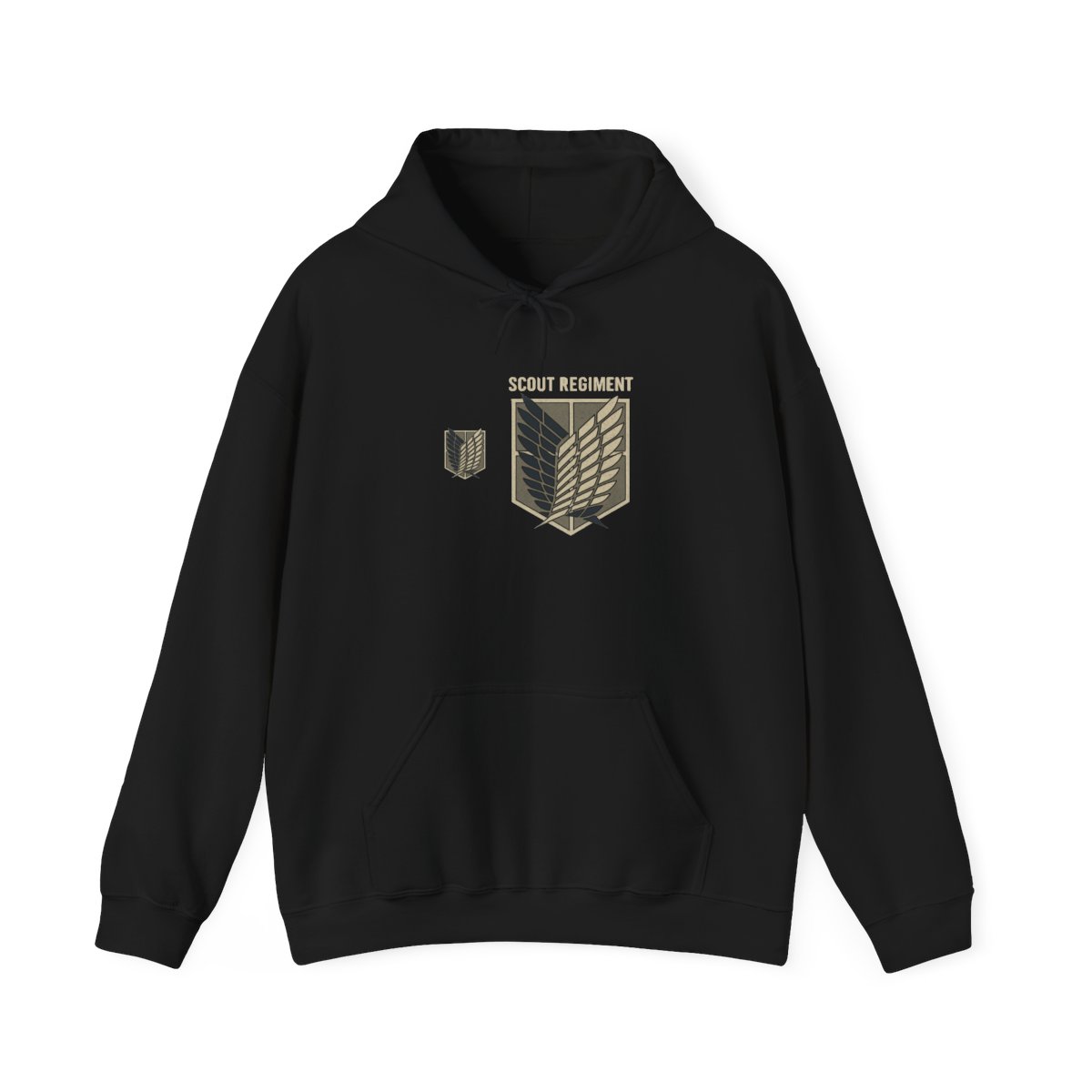 Attack on Titan Season 3 Scout Regiment Emblem Front Back Pullover Hoodie — official Attack on Titan hoodies