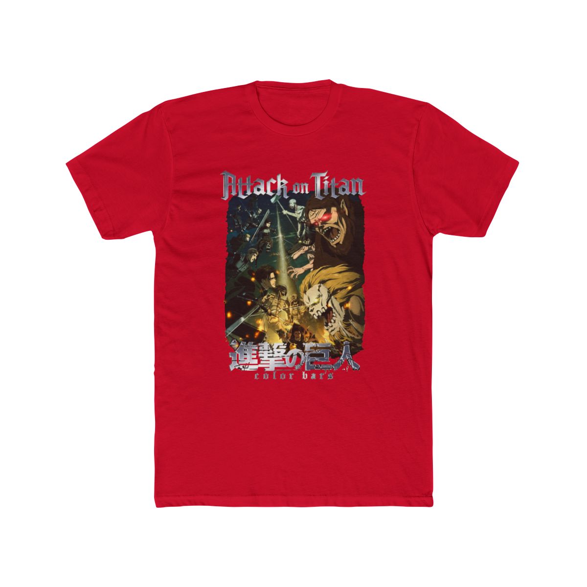 Attack on Titan x Color Bars - Battle T Shirt