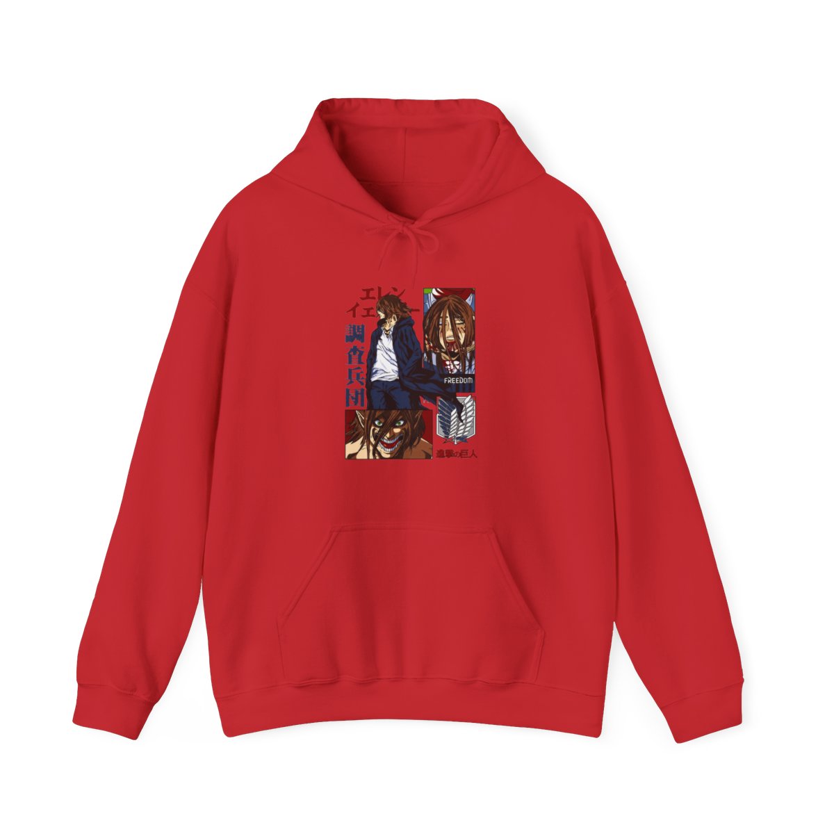 Eren Yeager Hoodie Attack on Titan Survey Corps Look