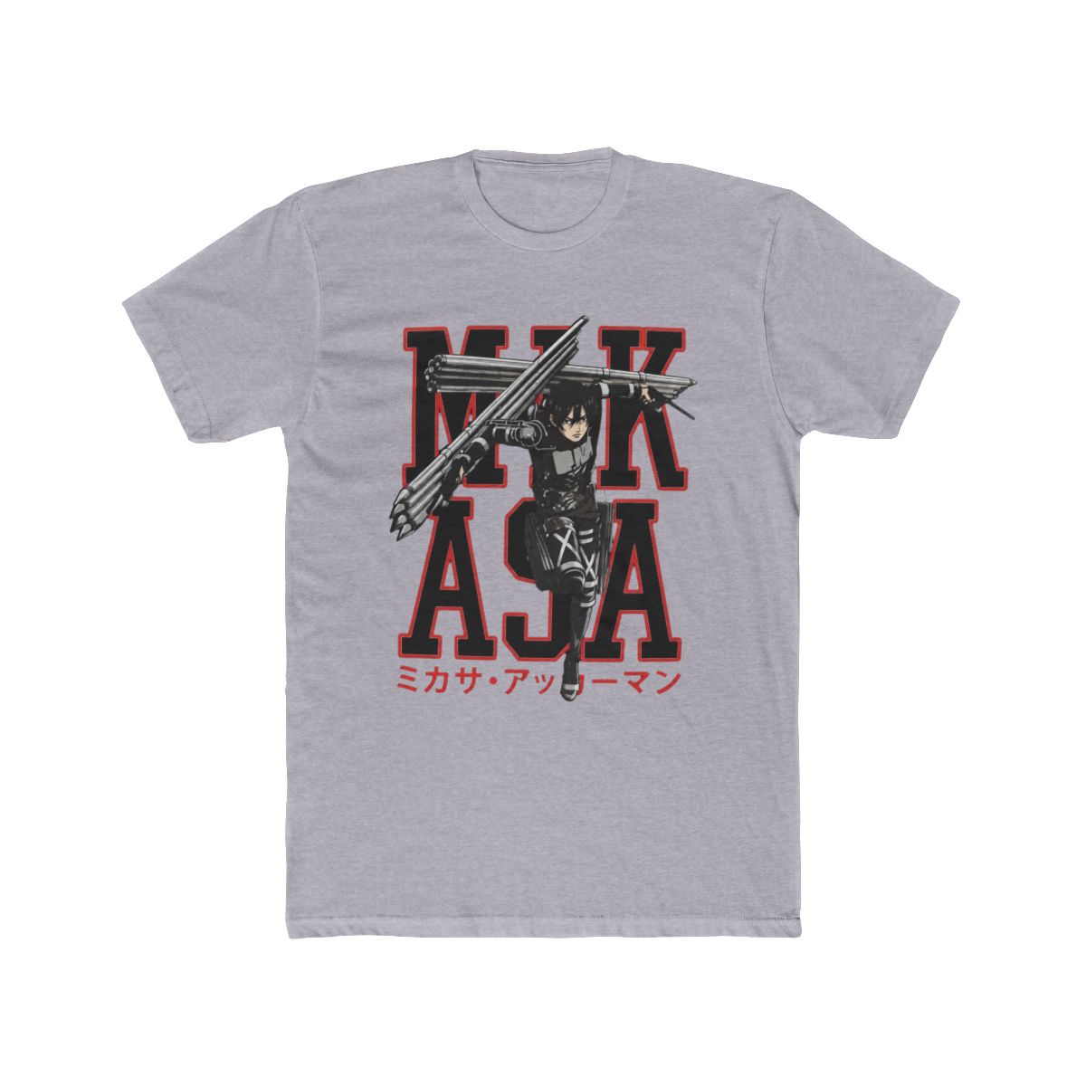 Attack on Titan - Mikasa Thunder Spears T Shirt - Crunchyroll Exclusive - alternate angle 3, merchandise